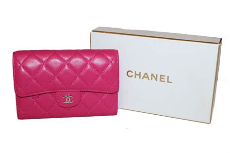 classic chanel flap wallet|authentic chanel lambskin wallet.